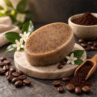 Glass Skin Coffee Soap — handmade organic soap bar by MOM Organic, Lahore